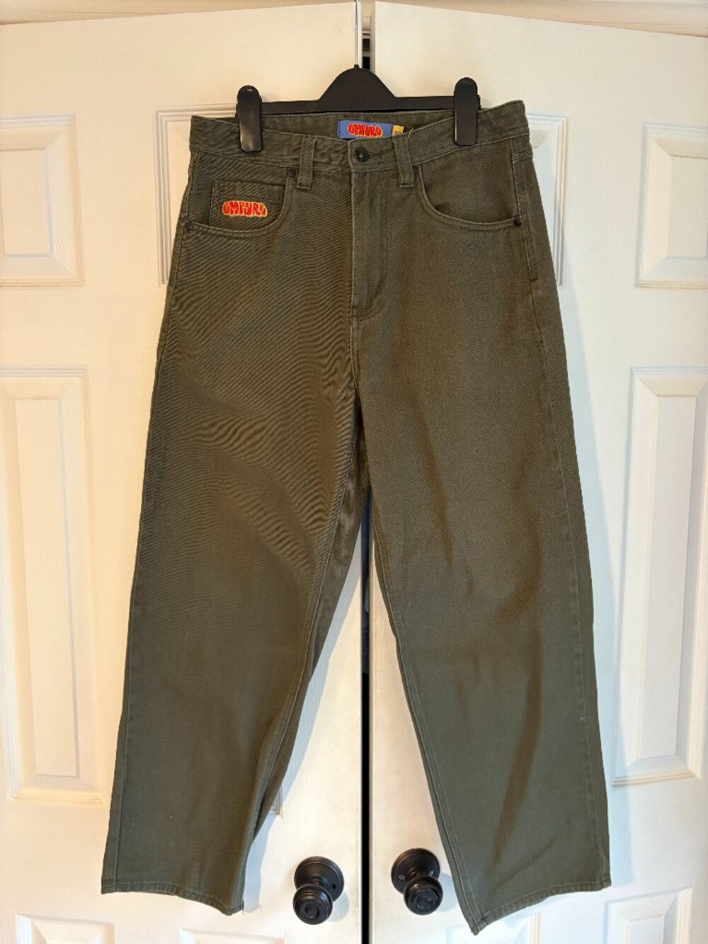 Olive Green Empyre Jeans